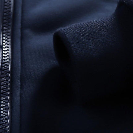 Close-up view of Arctic Flex men's fleece jacket sleeve, showcasing the premium fabric texture and elegant design detail.