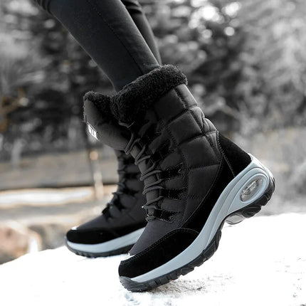 Botas de invierno de alta calidad para mujer, resistentes y cómodas, perfectas para climas fríos y días nevados.