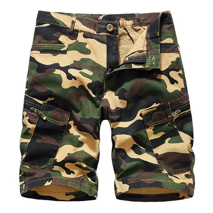 Bermudas Camufladas de Algodón para Hombre