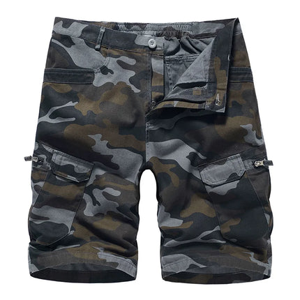 Bermudas Camufladas de Algodón para Hombre