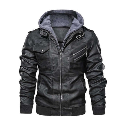 Campera de cuero masculina, diseño premium y duradero - Oferta especial - Campera Hombre
