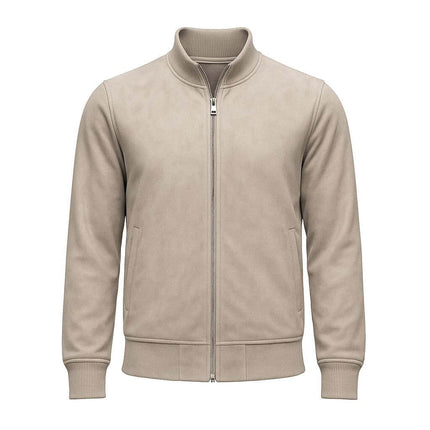 Campera Cuello alto para hombre, diseño Grant en color beige. Campera Hombre elegante y moderna ideal para cualquier ocasión.