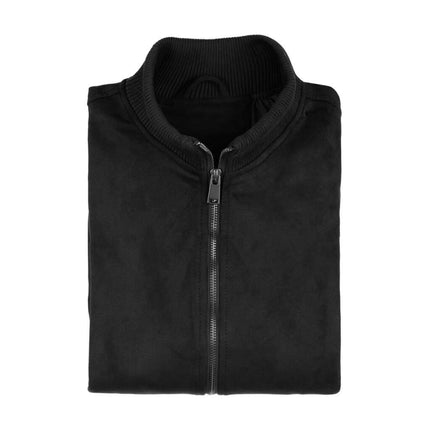 Campera Cuello Alto Grant negra para hombre, diseño elegante y moderno. Perfecta para el invierno. Campera Hombre.