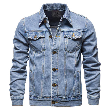 Campera Jeans Classic Elegance para hombre, estilo atemporal. Ideal para el hombre moderno. Campera Hombre de calidad superior.