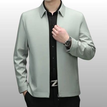 Campera Markus Blanc para hombre activo, resistente a arrugas, ligera y cómoda.