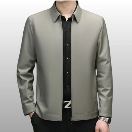 Campera Markus Blanc para hombre activo, liviana y resistente a las arrugas. Diseño elegante para estilo profesional. Campera Hombre.