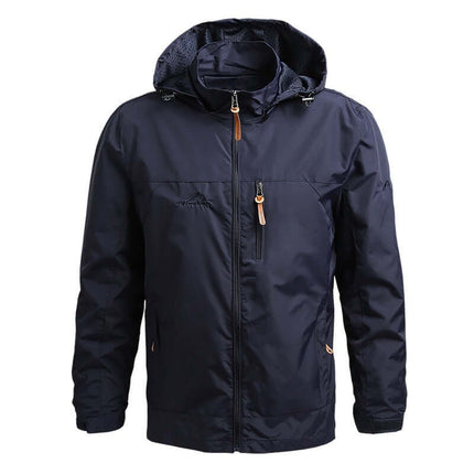 Campera rompeviento militar impermeable para hombre, ideal para exteriores. Campera Hombre resistente al agua.