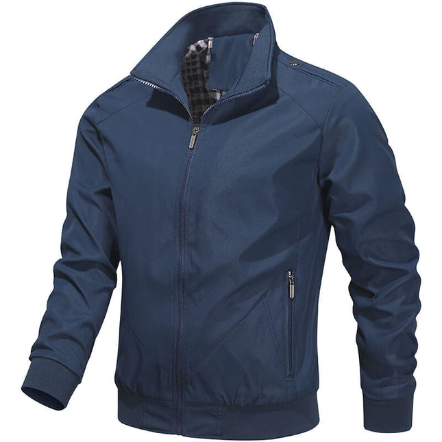 Campera Social Moritz azul para hombre, elegante y moderna. Campera Hombre ideal para ocasiones formales.