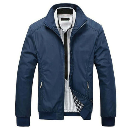 Campera Social Moritz para hombre en color azul, diseño elegante y moderno, ideal para eventos sociales. Campera Hombre.