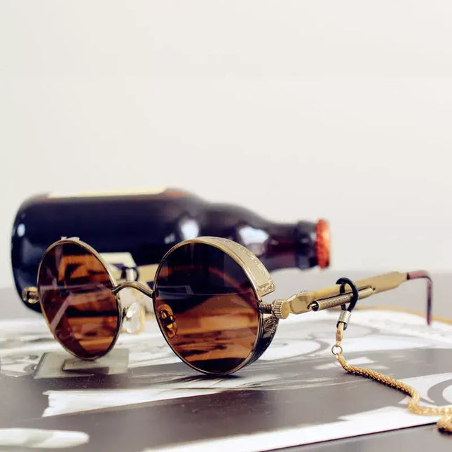 Gafas de sol hombre edición limitada Eclipse, diseño vintage con lentes polarizados y protección UV400 para una visión clara y sin reflejos.