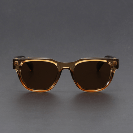 Gafas de sol polarizadas Visconti para hombre con armazón cuadrado grueso, estilo retro, lentes UV400 y diseño moderno. Gafas de sol hombre.