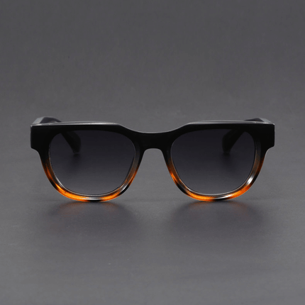 Gafas de sol polarizadas Visconti para hombre con armazón grueso, estilo retro sesentero y lentes UV400 modernas para destacar.