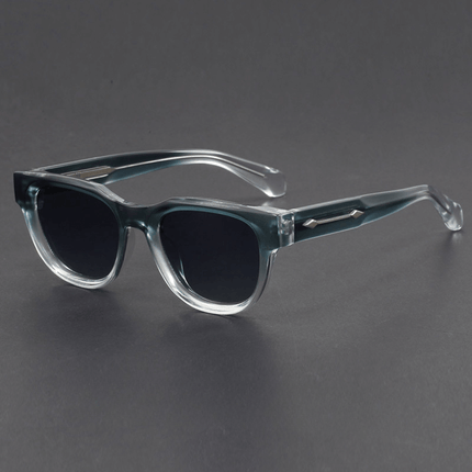 Gafas de sol hombre Visconti, diseño cuadrado y grueso con lente UV400, estilo retro moderno, estético y protector, ideal para verano.