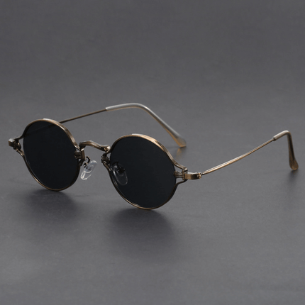 Gafas de sol redondas Cobain para hombre, diseño clásico y audaz, armazón metálico ligero. Inspiradas en el estilo icónico de Kurt Cobain.