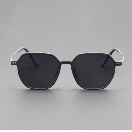 Gafas de sol hombre Tom Anderson cuadradas, acetato mate, patillas metálicas, estilo lúdico y refinado, protección UV400. Elegancia casual.
