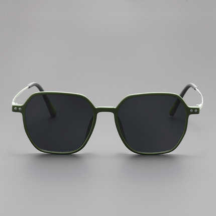 Gafas de sol Tom Anderson en acetato mate ultra suave con silueta cuadrada y patillas metálicas, ideales para hombres con estilo.
