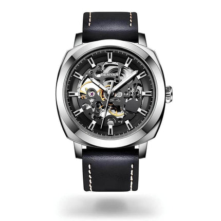 Reloj Automático Benyar Elegance para hombre, diseño sofisticado de línea premium en Argentina. Ideal para precisión y estilo moderno.