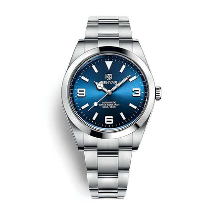 Reloj Automático Benyar Success para hombre, elegancia y resistencia al agua, ideal para deportes acuáticos. Línea premium de relojes.
