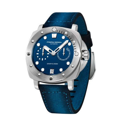 Reloj automático Pagani Elegance con diseño azul, parte de una serie limitada. Relojes para hombre de línea premium.
