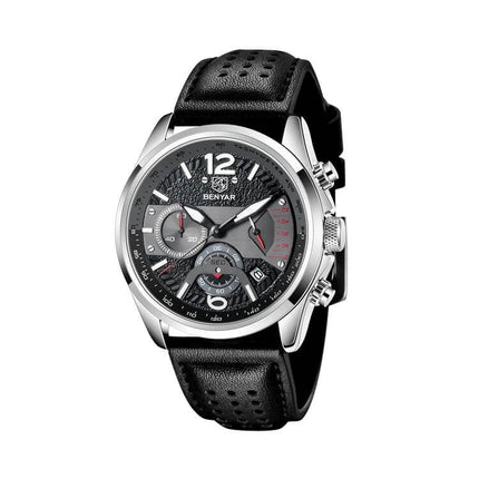 Reloj Deportivo Benyar Rare con correa de cuero, estilo casual y contemporáneo. Relojes para hombre de línea premium en Argentina.