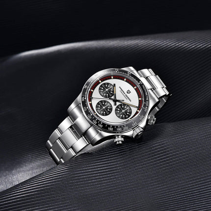 Reloj Pagani Legacy en acero inoxidable, símbolo de estilo y exclusividad, parte de relojes para hombre de línea premium.