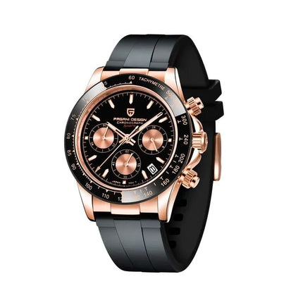 Reloj Pagani William estilo ejecutivo con diseño contemporáneo, certificado de autenticidad, ideal para relojes premium. Serie limitada.