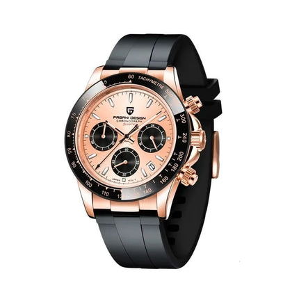 Reloj Pagani William, estilo ejecutivo, línea premium para hombres, diseño contemporáneo con certificado de autenticidad y serie limitada.