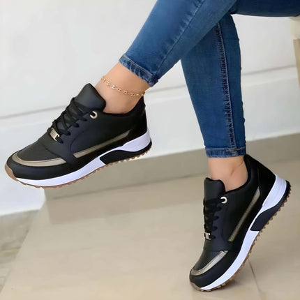 Zapatillas FlexMove negras para mujer, estilo urbano y comodidad, promoción compre 1 lleve 2 en Argentina.