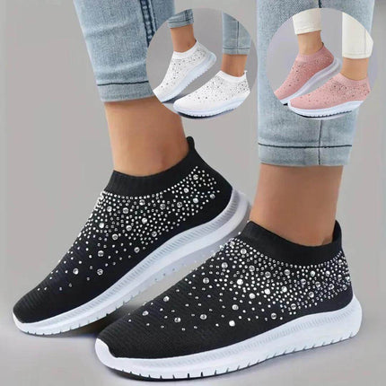 Zapatillas Confort Glitter Mujer, diseño ergonómico con suela antideslizante, ideales para el confort diario y estilo urbano.