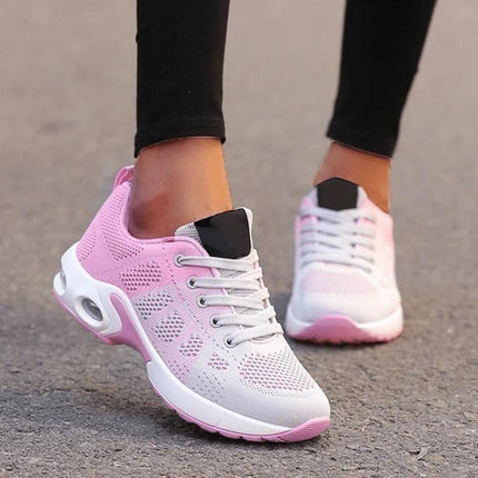 Zapatillas Confort Sport Mujer Transpirables rosas y blancas, oferta limitada 50% descuento, envío gratis en Argentina.