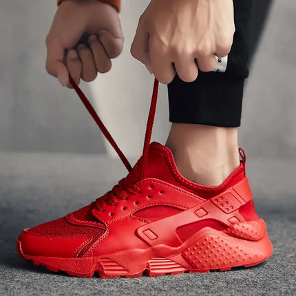 Zapatillas Hombre Street Air rojas, livianas y versátiles, diseño deportivo ideal para hombres. Talle Argentina y Europa disponible.