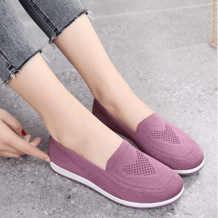 Zapatillas Isabella Sin Cordones en promoción: compra 1 par y recibe otro gratis. Zapatillas mujer ergonómicas y cómodas en color rosa.