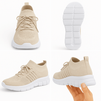 Zapatillas mujer transpirables Zenithi en promoción: compre 1 y llevate 2, diseño ergonómico y suela flexible para mayor confort.