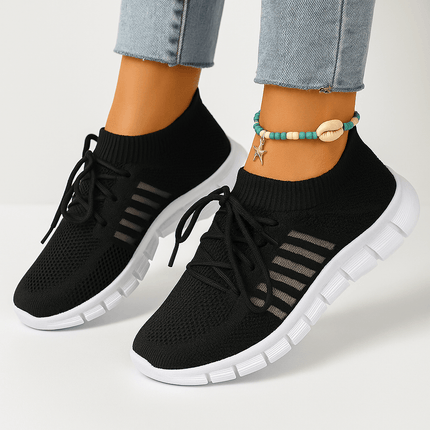 Zapatillas mujer transpirables Zenithi negras en promoción: compre 1 llevate 2. Comodidad y estilo en tu rutina diaria.