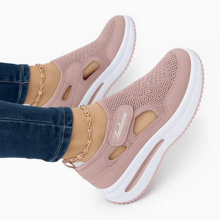 Zapatillas Premium Flexible color rosa para mujer, en oferta exclusiva: compre 1 lleve 2 gratis. Calzado cómodo y moderno para regalo.