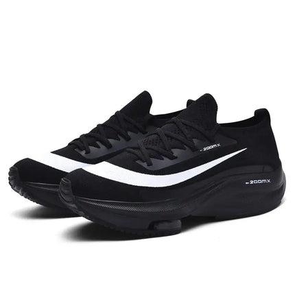 Zapatillas Running Ultralivianas 2025 negras con amortiguación profesional, diseño moderno para hombre, Zapatillas deportivas hombre.