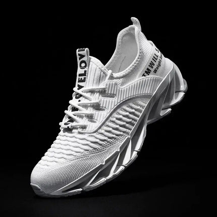 Zapatillas ShockAir Hombre en blanco, diseño moderno, amortiguación óptima y confort diario, ideales como zapatillas deportivas hombre.