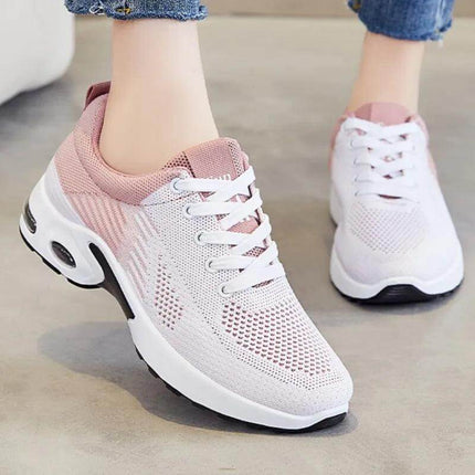 Zapatillas transpirables de verano para correr con diseño ergonómico y suela antiimpacto para calce cómodo. Oferta 20% solo hoy.