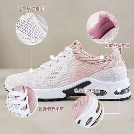Zapatillas transpirables de verano para correr con diseño ergonómico, suela antiimpacto y agarre óptimo para comodidad y soporte.