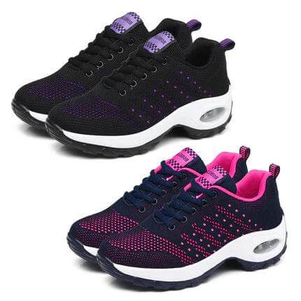 Zapatillas Urban Trek Zenithi - lightweight sports shoes with Deep Care technology for comfort and style in black and pink designs.