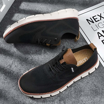 Zapatos Casuales Hombre: Elegantes y cómodos con detalles en cuero, estilo europeo y confección en algodón premium.
