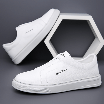 Zapatos Casuales Hombre blancos, diseño moderno y elegante, confort en cuero genuino, ideales para el hombre moderno argentino.