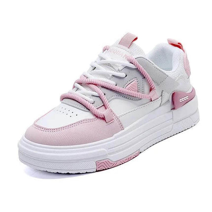 Women's Zapato Golden Comfort Gel sneaker in pink and white with anti-impact sole. 20% off today with free 24-hour shipping.