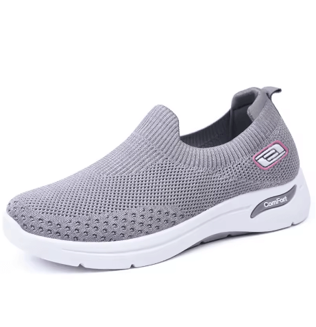 Zapato Marie Mujer en gris con diseño ergonómico y suela antiimpacto, ideal para calce cómodo y soporte diario. Oferta 20% hoy.