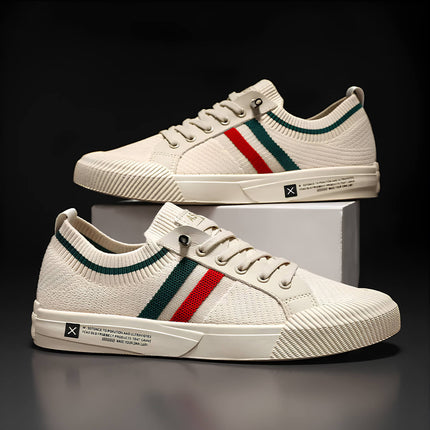 Zapatos Premium Madrid en color crema, con diseño estilo europeo, costuras a mano y detalles de lujo. Zapatos casuales hombre elegantes.