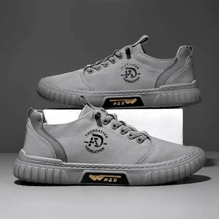 Zapato Street Core gris para hombre, estilo urbano y confort, material transpirable, diseño casual moderno.