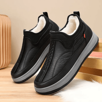 Zapato Winter Soft para hombre, zapatilla casual negra con forro cálido y transpirable, ideal para el invierno. | Zapatos Casuales Hombre