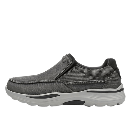 Zapatos de lona sin cordones para hombre, casuales y cómodos, con suela antideslizante y parte superior transpirable. Ideal para uso diario.